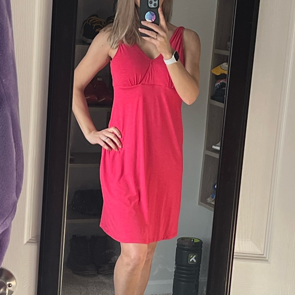 Freedom Trail by Kyodan Pink dress with built in shelf bra.